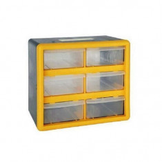 Organizator accesorii Strend Pro SBx3045-A, 6 sertare, 265x160x235 mm, maxim 12 kg Mania Tools foto