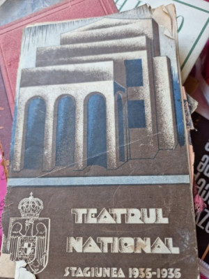 Teatrul National - Stagiunea 1935-1936 foto