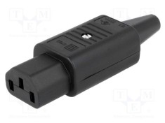 Conector alimentare AC mamă 10A 250VAC IEC 60320 SCHURTER