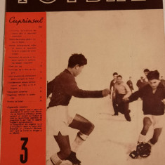 Revista veche fotbal - "FOTBAL"nr. 3 /1954