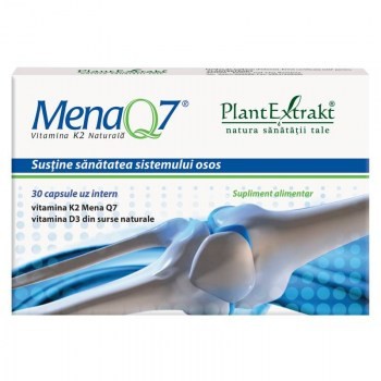 Vitamina K2 Naturala Mena Q7 30cps PlantExtrakt foto
