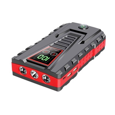 Kit Jump Starter Edman redresor auto/moto, motor pana la 6.0L, afisaj digital Power Bank, 40000 mAh, Negru foto