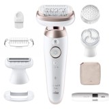 Braun Silk-&eacute;pil 9 9360 Flex epilator cu cap complet flexibil pentru picioare, corp și axile 1 buc