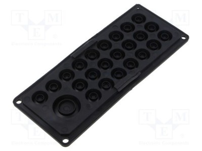 Garnitură elastomer termoplastic TPE cu mai multe orificii HT HI TECH POLYMERS foto