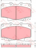 Set placute frana,frana disc TOYOTA HILUX II pick-up (LN8, RN5, LN6, YN6, YN5, LN5, RN6) (1983 - 2005) TRW GDB1154