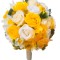 Buchet de Flori EVENTISSIMI - Trandafiri Alb Galben