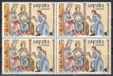 Spania 1986 - Ziua Timbrului, Bloc de 4, MNH, Nestampilat