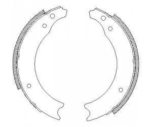 Saboti frana Renault Rodeo, Renault 4 5, 260x26mm, Originali Reanult 7701205055 Kft Auto