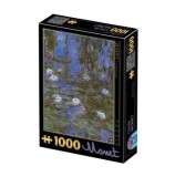 Cumpara ieftin Puzzle adulti D-Toys Claude Monet - Water Lilies / Nuferi, 1000 piese