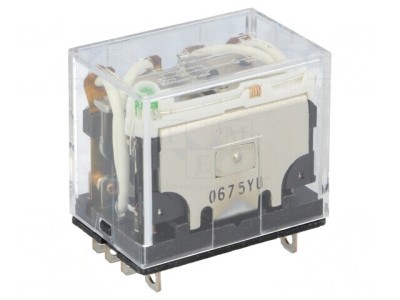 Releu electromagnetic 4PDT 24VDC 10A foto