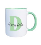Cana maner verde personalizata prenume Daniela, INOVATIX&reg;. 330ml