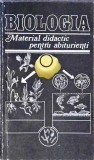Biologia. Material didactic pentru abiturienti, Colectiv, 1989, 174 pagini, limba romana
