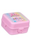 Cutie de pr&acirc;nz pentru copii, compartimentată, plastic, roz, 13,5 x 13 x 8 cm, 1100 ml