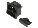 Conector alimentare AC cu siguranță