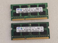 Kit memorie RAM laptop Samsung 8GB (2 x 4GB) DDR3 1333MHz, 1.5V, M471B5273DH0-CH9