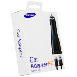 Incarcator auto Samsung EB-LN915U+ECB-DU5AWE, USB-Micro USB, Incarcare rapida, Black