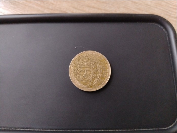 Moneda cu Mircea cel Bătr&acirc;n