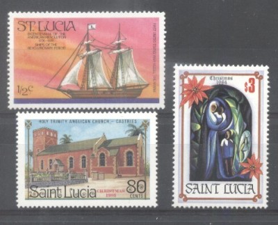 St. Lucia 1976-86 Lot, MNH AE.154 foto
