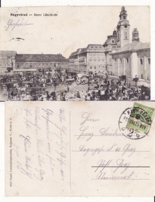 Oradea (Bihor), Nagyvarad - Piata- animata foto