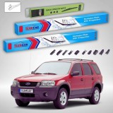 Cumpara ieftin Ștergătoare Ford Maverick Gen II SUV 2000-2007 | Set Față și Spate Flat Premium &ndash; TeamCar&reg;