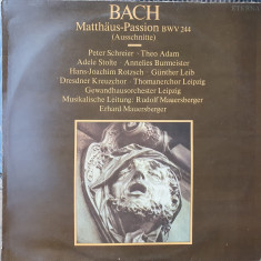 Bach, Matthaus-Passion BWV 244, album vinil Eterna