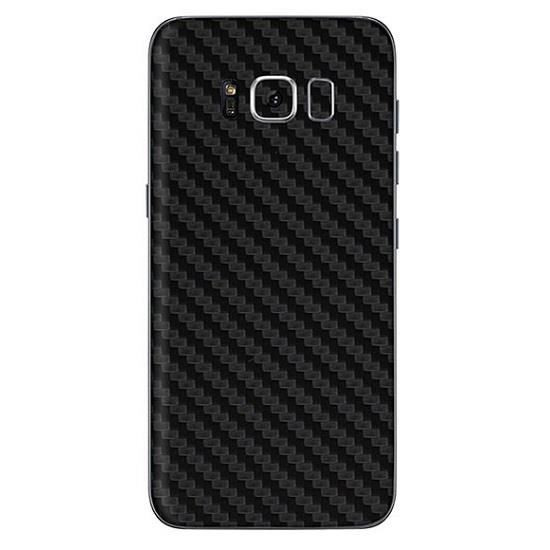 Set Folii Skin Acoperire 360 Compatibile cu Samsung Galaxy S8 Plus - ApcGsm Wraps Carbon Black