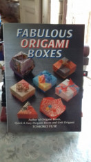 FABULOUS ORIGAMI BOXES - TOMOKO FUSE (CUTII FABULOASE DIN HARTIE/CARTON) foto