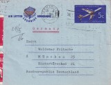 FILATELIE TEMATICA - PLIC AFRICA DE SUD TEMATICA AVION AVIOANE AVIATIE AIRMAIL AEROGRAM, Stampilat