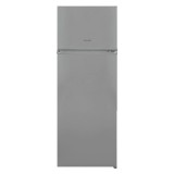 Frigider 2 usi Finlux FXRA 260IX, 213L, H144cm, Inox, LessFrost, Clasa E, Rafturi Sticla, Iluminare LED, Usa Reversibila