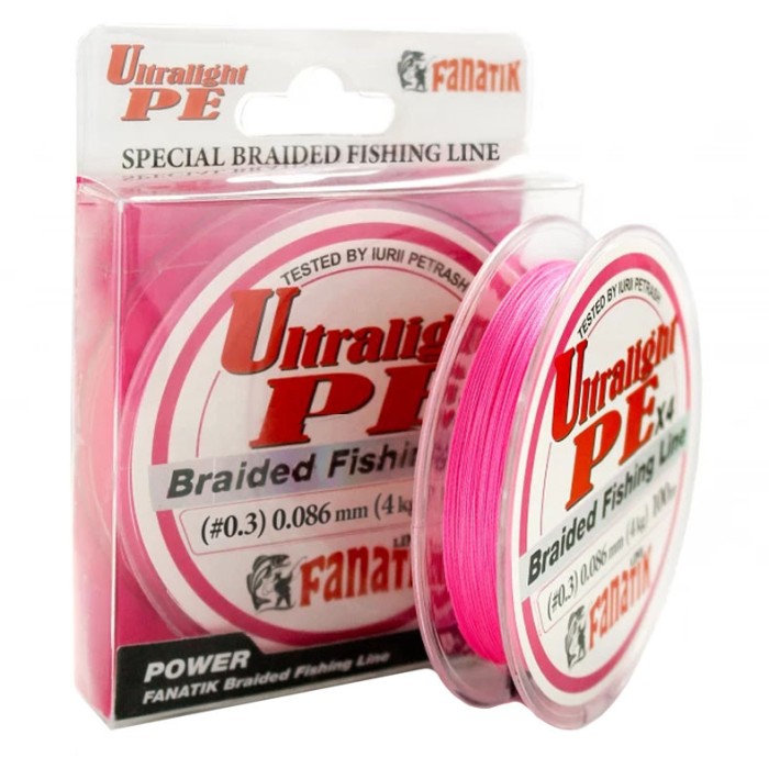 Fir Fanatik Ultralight PE X4 #0,3 / 0.086mm / 100m