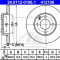 Disc frana SEAT TOLEDO I (1L) (1991 - 1999) ATE 24.0112-0106.1