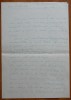 Manuscris olograf Geo Bogza, 5 pagini, 1970, eseu literar