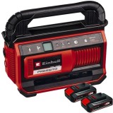Einhell PRESSITO 18/25 PXC + Twinpack CB - Compresor 25 l/min 11 bar + Set 2 acumulatori Li-Ion 18 V 2.5 Ah