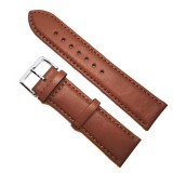 Cumpara ieftin Curea Ceas Fleurus France &ndash; Piele Naturală Maro Clasice (10mm - 24mm)
