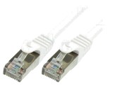 Cablu Patch Cord UTP Cat6 Ecranat Alb 10m, Logilink