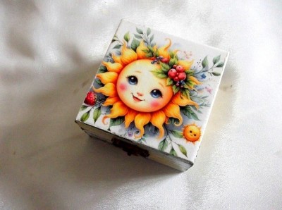 cutie lemn decorata 48123 foto
