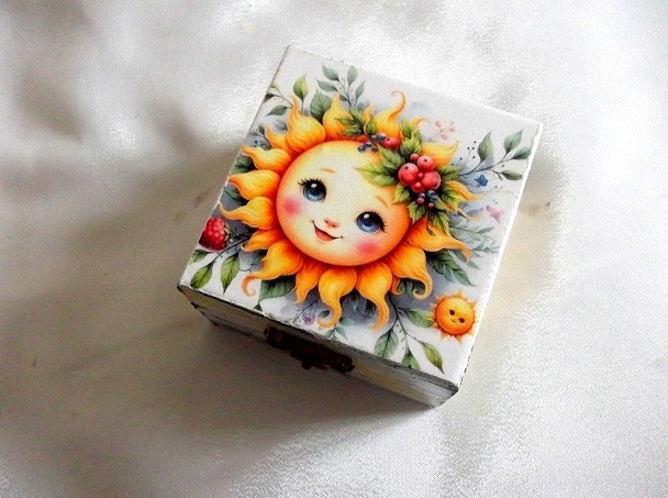 cutie lemn decorata 48123