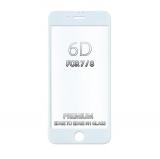 Set 4 folii de protectie pentru telefon Apple iPhone 7 sau 8 Alb