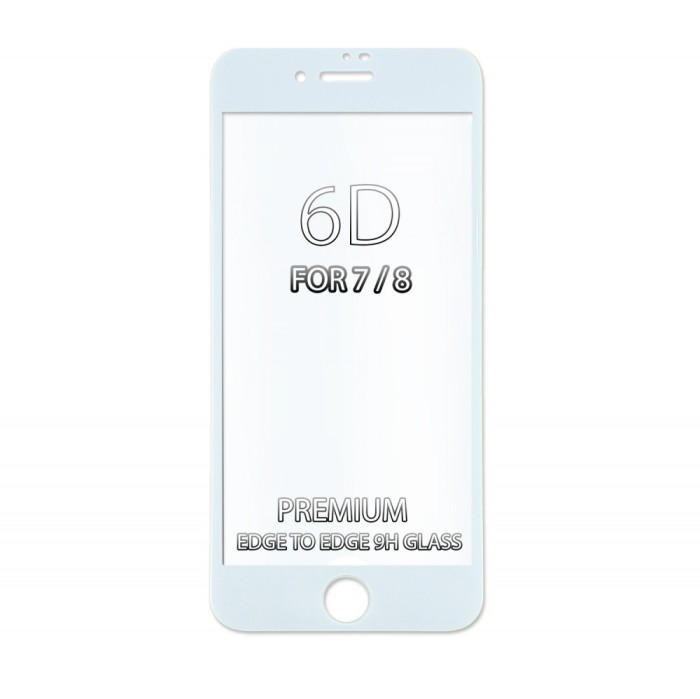 Set 4 folii de protectie pentru telefon Apple iPhone 7 sau 8 Alb