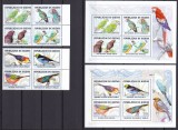 Guineea 2001 fauna pasari MI 3394-3401 + 2 bl. 683,684 MNH, Nestampilat