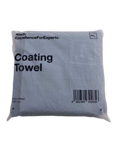 Laveta microfibra speciala pentru sters solutii ceramice, gri, 40 x 40 cm Koch Chemie Coating Towel set 5 buc