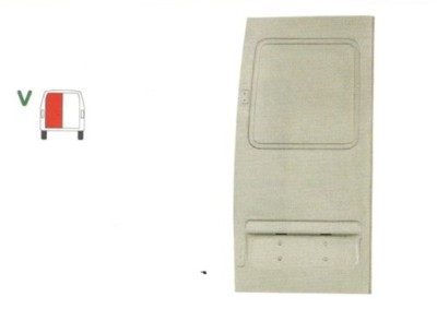Element reparatie usa Mercedes SPRINTER 208-416 (W901-905), 01.1995-2006, partea stanga, usa spate, foto