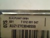Cod Deblocare Radio Audi A4 Cabriolet 2003 - Decodare Casetofon Auto 8EO919895B