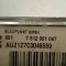 Cod Deblocare Radio Audi A4 Cabriolet 2003 - Decodare Casetofon Auto 8EO919895B