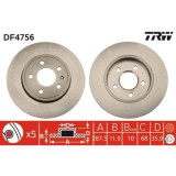 Set discuri frana Audi A4 B7 (8ec), A4 B7 Avant (8ed), A4 B7 Convertible (8he); Seat Exeo (3r2), Exeo St (3r5), punte spate, 288x12, plin, TRW