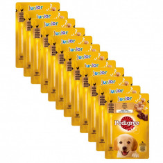 Pedigree Junior pliculeț cu pui și orez în gelatină 12 x 100 g