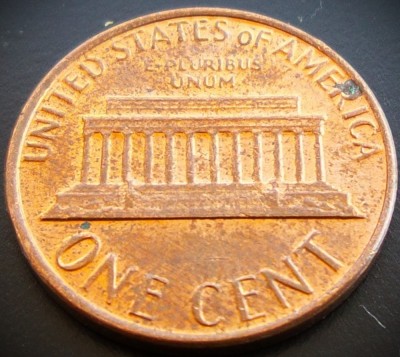 Moneda 1 CENT - SUA, anul 1980 * cod 2159 = A.UNC foto