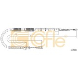 Cablu frana mana Audi A4 (8e2, B6), A4 (8ec, B7) Cofle 107535, parte montare : stanga, dreapta, spate