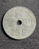 Moneda 25 centimen 1943 Belgia