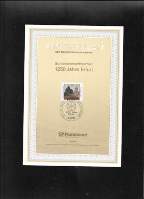 Germania FDC 18.1992 foto